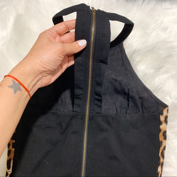 ALX Couture Cheetah Print crop top w/ back zipper - Picture 5 of 7